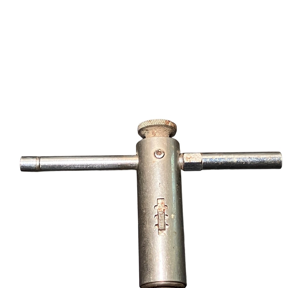 Stanley Yankee No. 251A Ratchet Tap Wrench T-Handle Silver Vintage USA Made - Picture 6 of 6